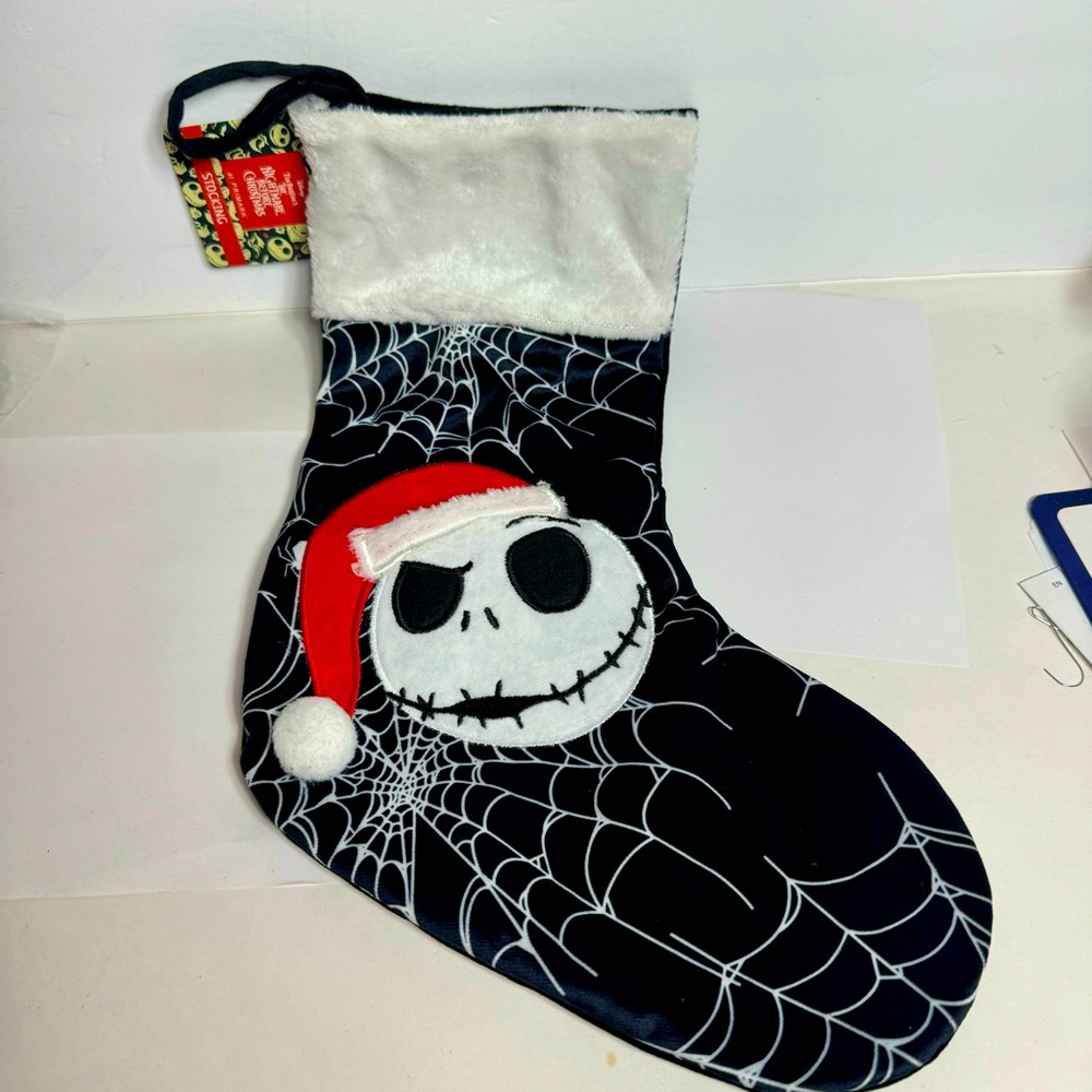 NWT. Primark Jack Skellington stocking The Nightmare Before Christmas